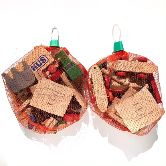 vintage Lot 2 sets East Germany Wooden Play Set Children Toy Circus Station - Picture 2 of 12